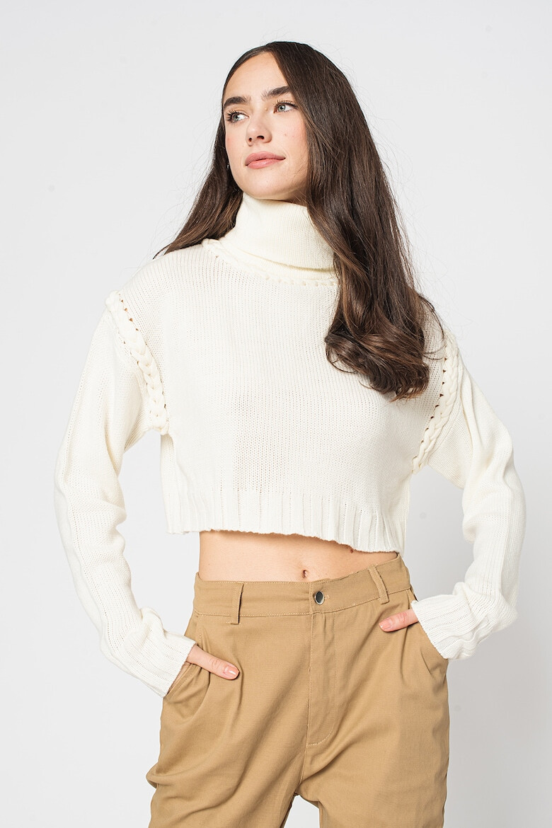 Missguided Късо поло с рипс - Pepit.bg