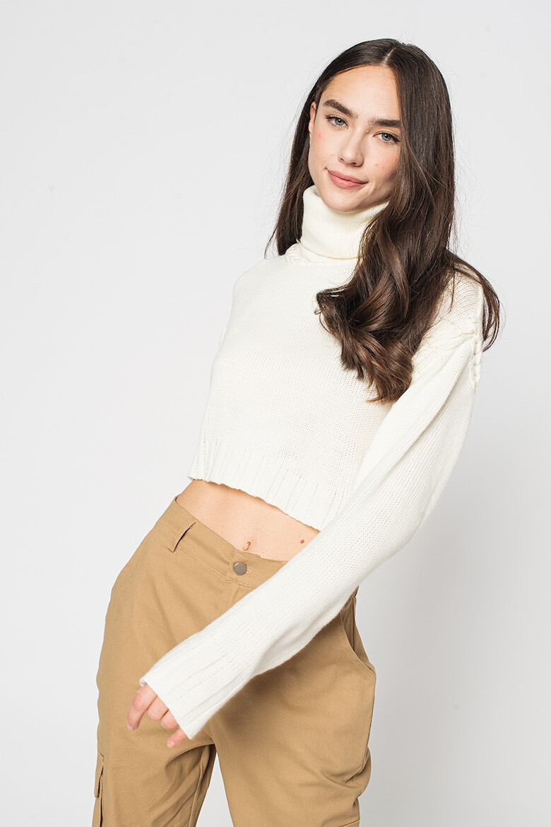 Missguided Късо поло с рипс - Pepit.bg