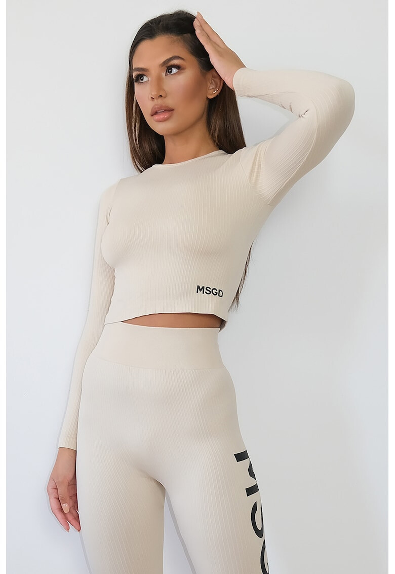 Missguided Рипсена къса блуза - Pepit.bg