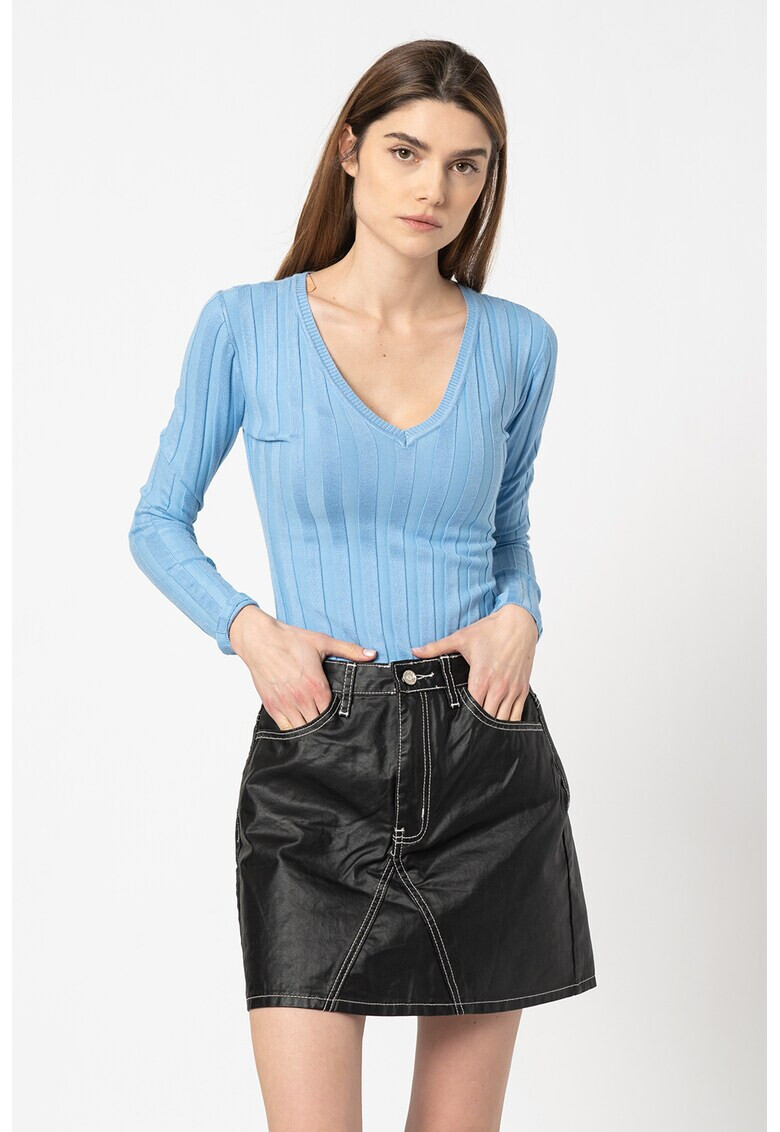 Missguided Рипсена рокля с лек шпиц - Pepit.bg