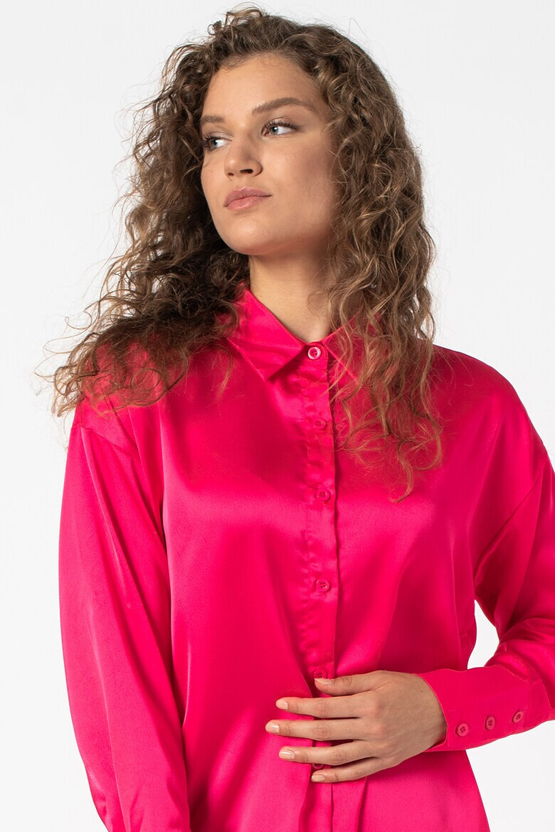 Missguided Сатинирана рокля тип риза - Pepit.bg