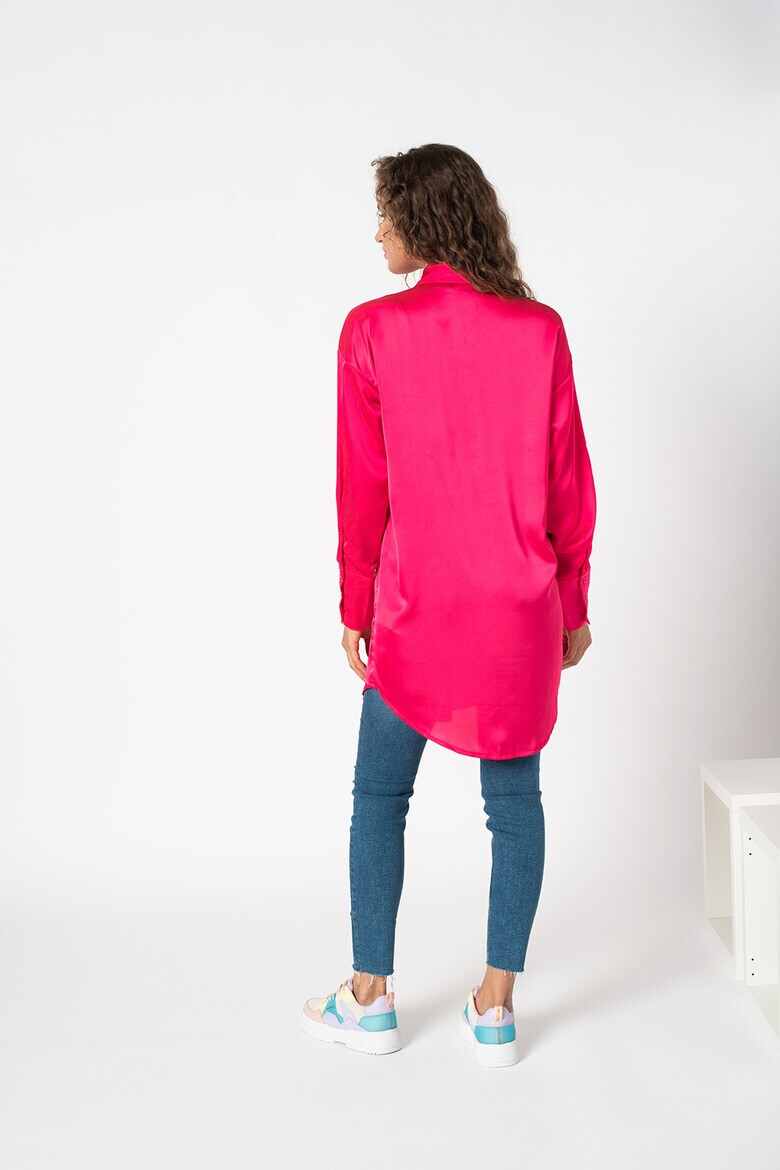 Missguided Сатинирана рокля тип риза - Pepit.bg