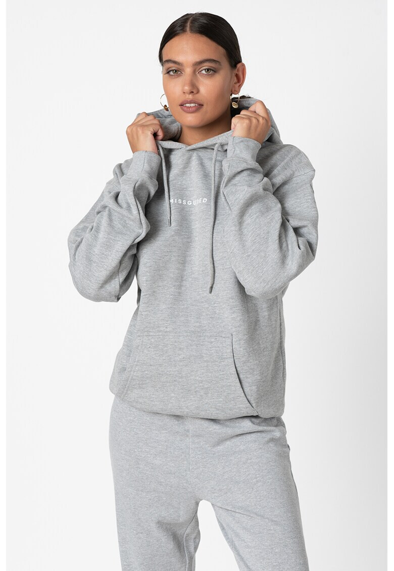 Missguided Свободен суитшърт с лого - Pepit.bg
