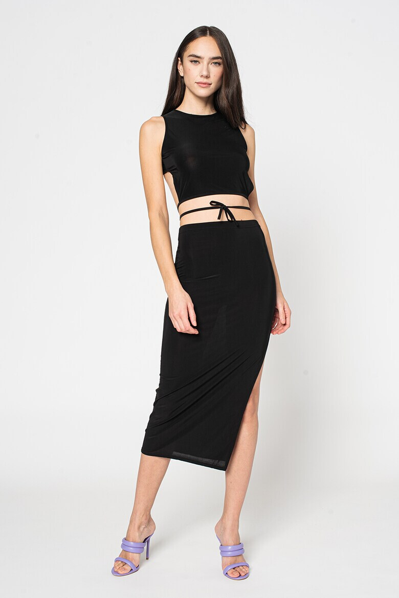 Missguided Топ и пола с връзка - Pepit.bg