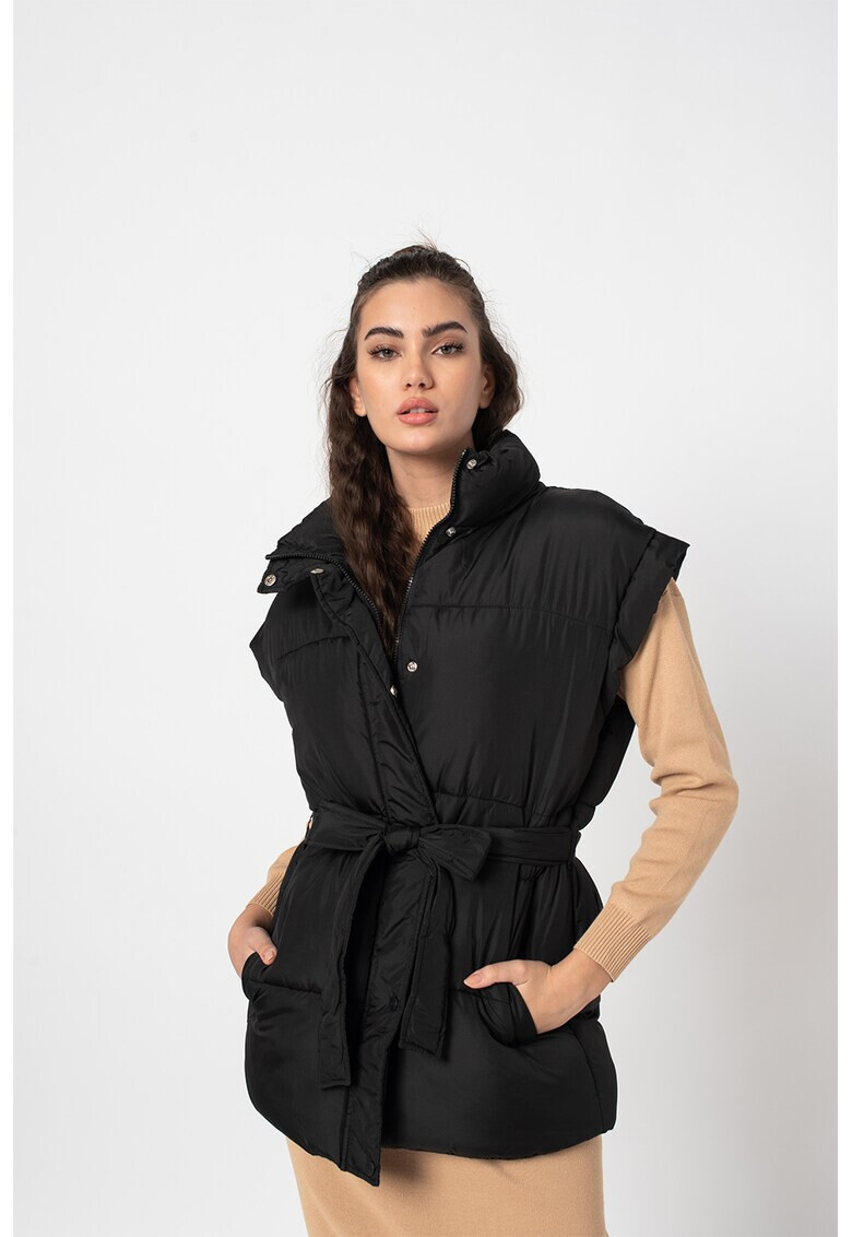 Missguided Ватиран елек с връзка - Pepit.bg
