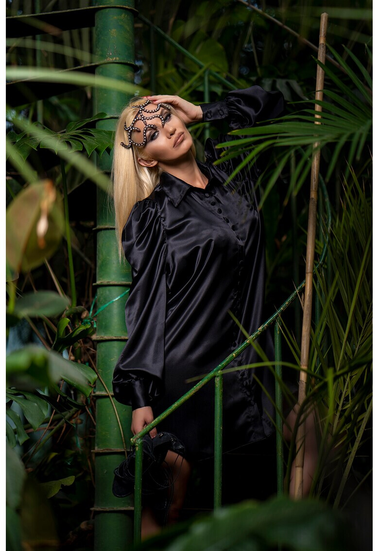 Mitiliane Couture Копринена рокля тип риза - Pepit.bg