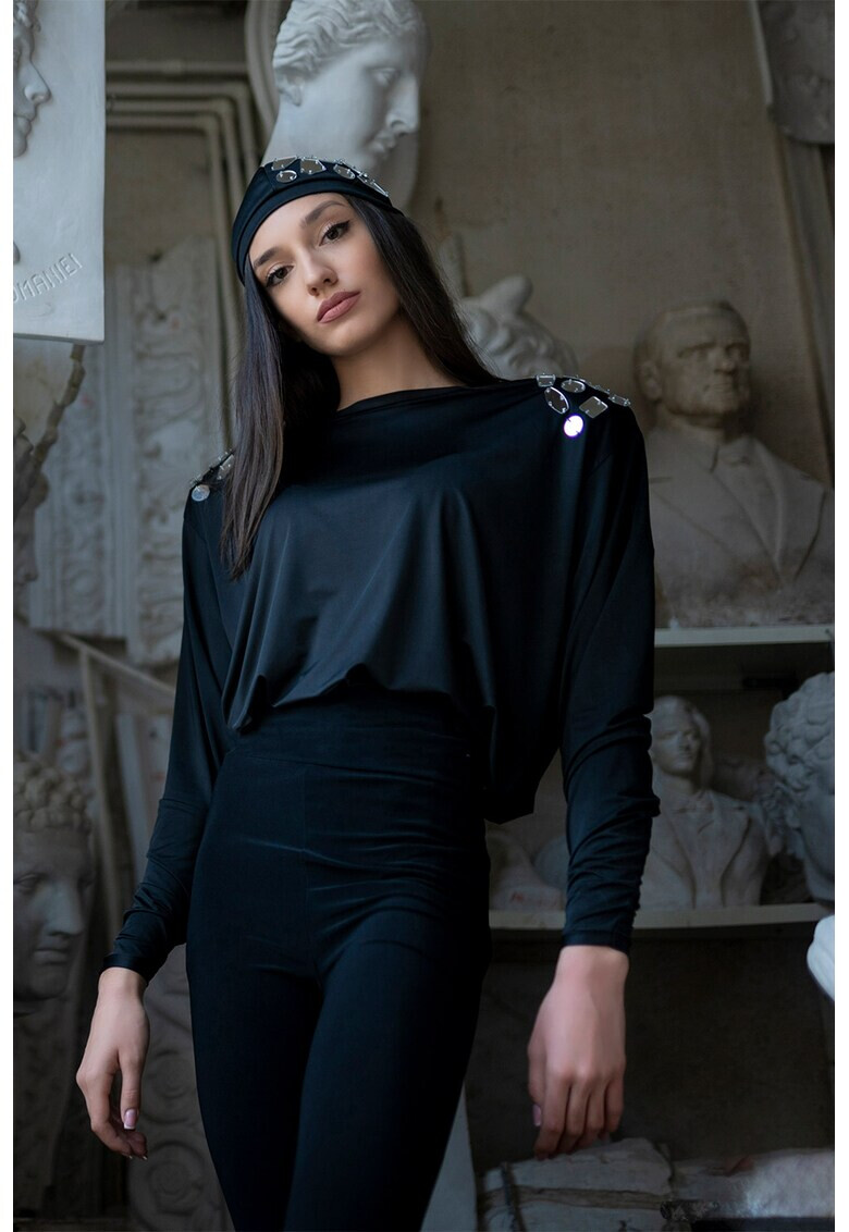 Mitiliane Couture Кожен клин с цепки с цип - Pepit.bg