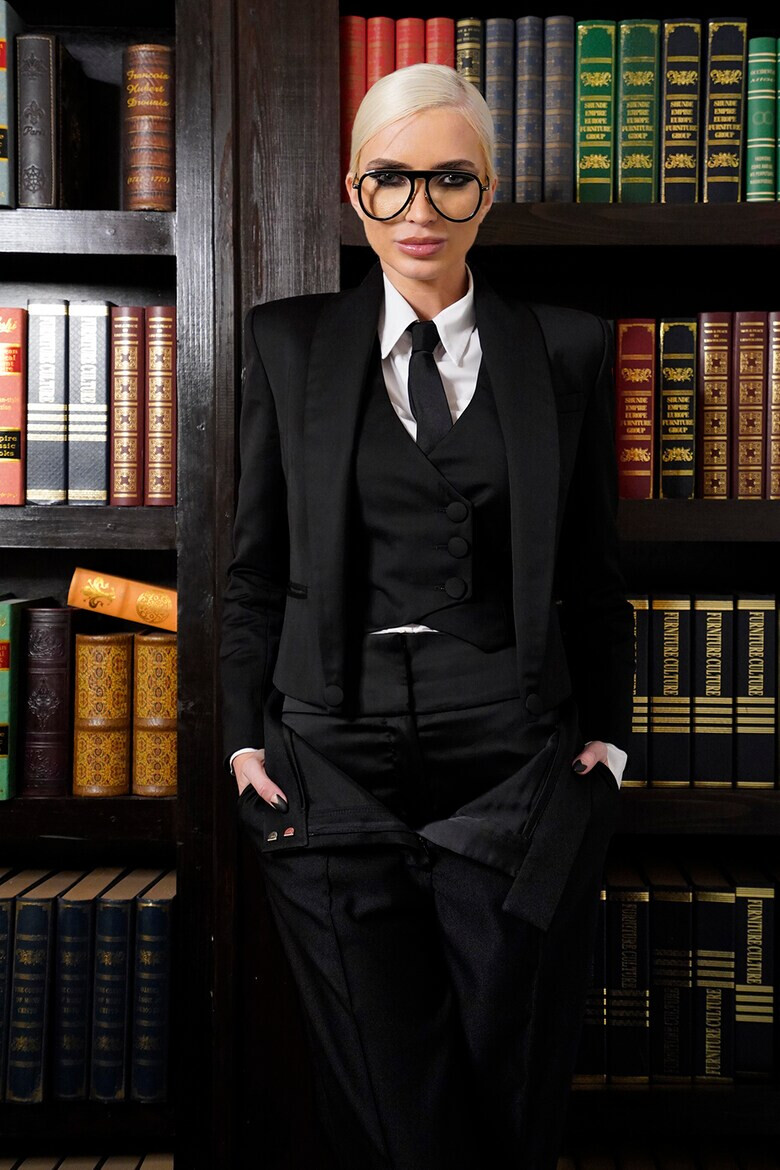 Mitiliane Couture Късо сако с подплънки - Pepit.bg