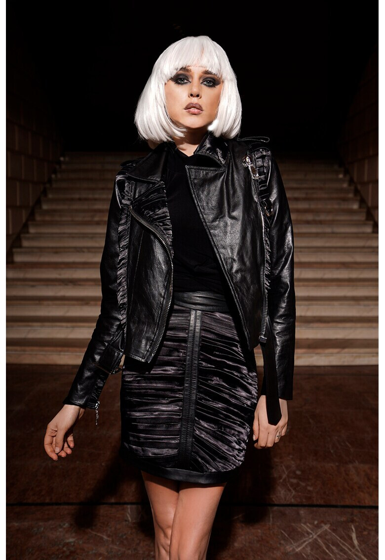 Mitiliane Couture Релефно кожено яке - Pepit.bg