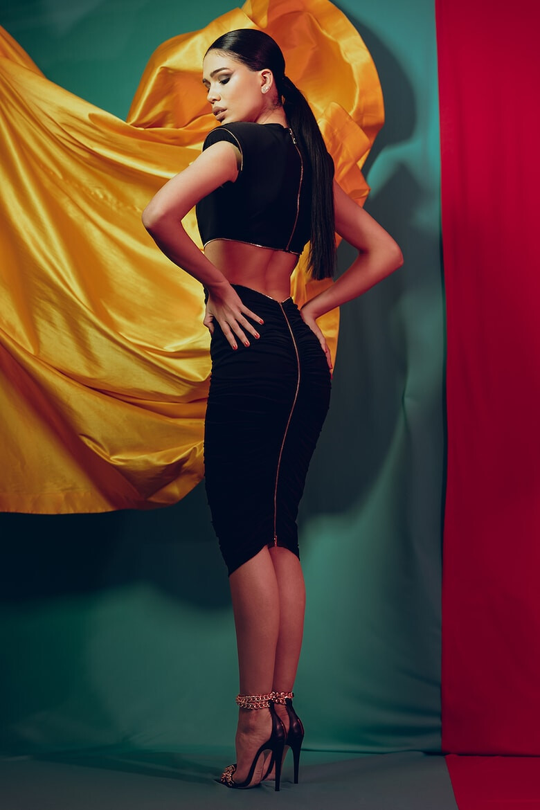 Mitiliane Couture Рокля с отвори - Pepit.bg