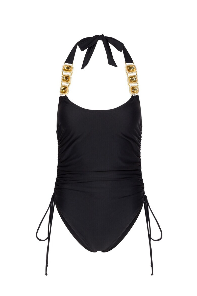 Moda Minx Цял бански Boujee 4945 с връзки встрани - Pepit.bg