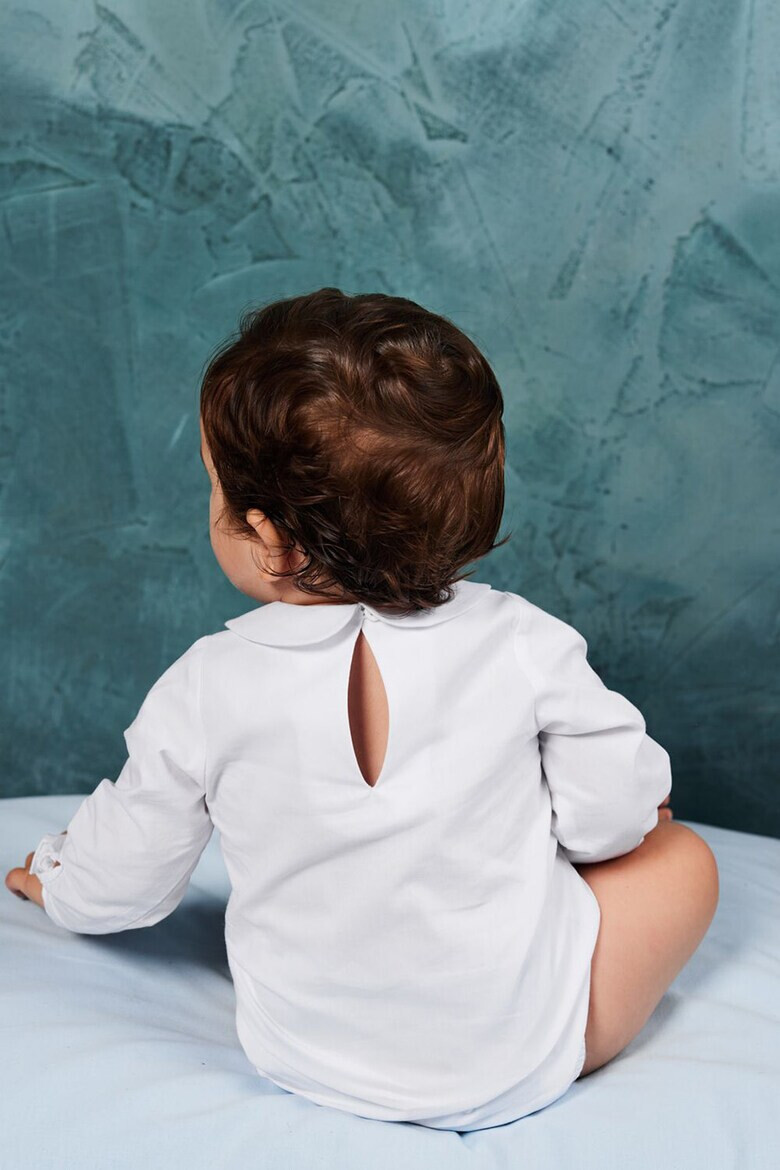 MON PETIT JO Памучно боди с дълги ръкави - Pepit.bg