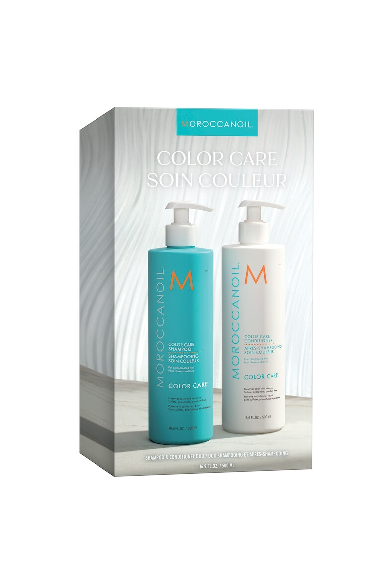 Moroccanoil Комплект Duo: Шампоан 500 мл + Балсам Color Care 500 мл За боядисана коса - Pepit.bg