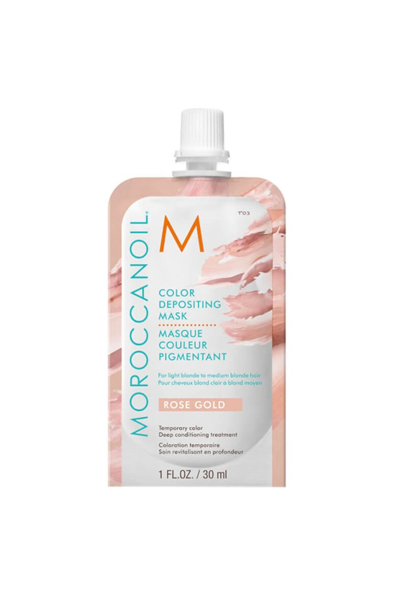 Moroccanoil Rose Gold тонираща маска за коса за руса коса - Pepit.bg