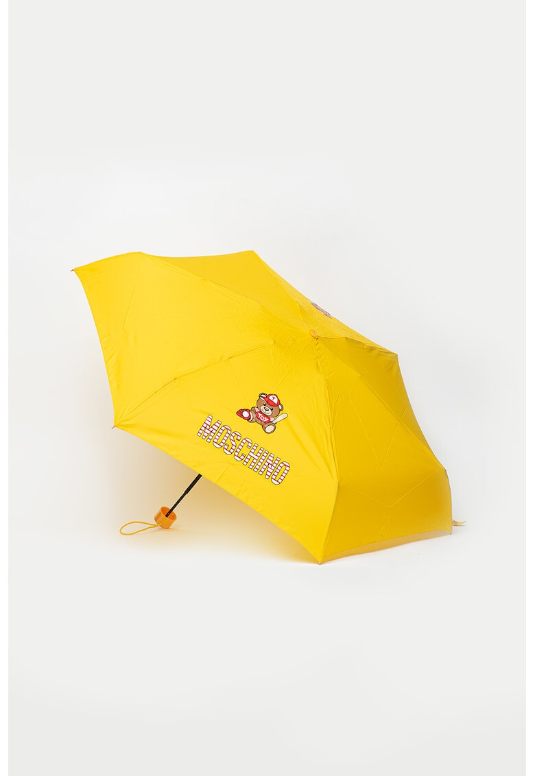 Moschino Автоматичен чадър Baseball Bear с мече - Pepit.bg