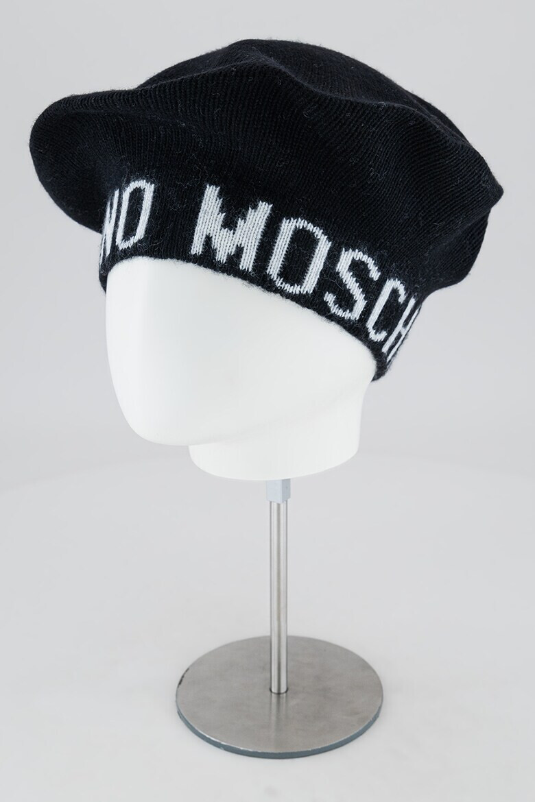 Moschino Барета с вълна и лого - Pepit.bg