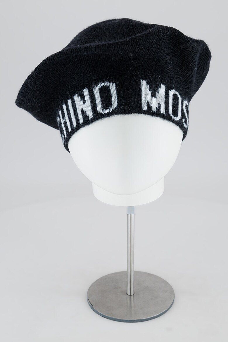 Moschino Барета с вълна и лого - Pepit.bg