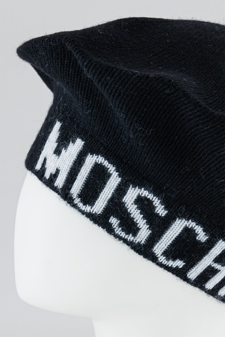 Moschino Барета с вълна и лого - Pepit.bg