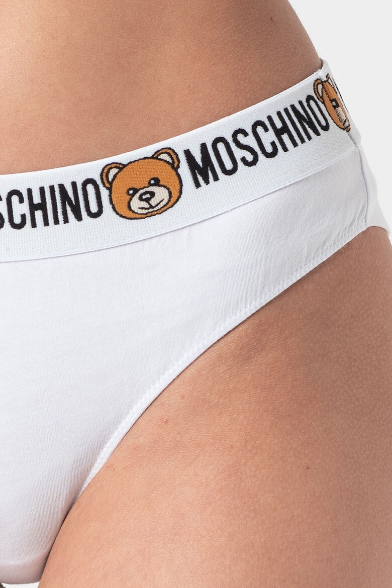 Moschino Бикини бразилиана с лого на талията 2 чифта - Pepit.bg