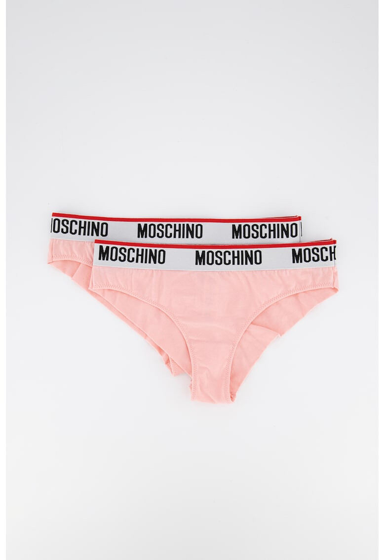 Moschino Бикини хипстър с лого 2 чифта - Pepit.bg