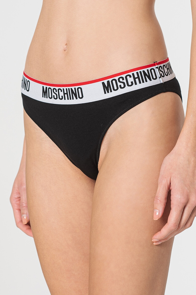 Moschino Бикини с контрастна талия - 2 чифта - Pepit.bg