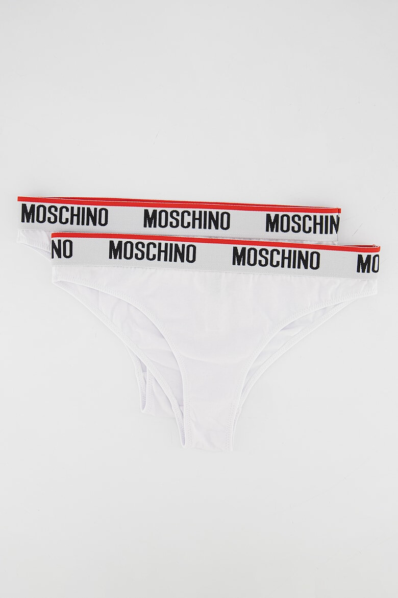 Moschino Бикини с контрастна талия - 2 чифта - Pepit.bg
