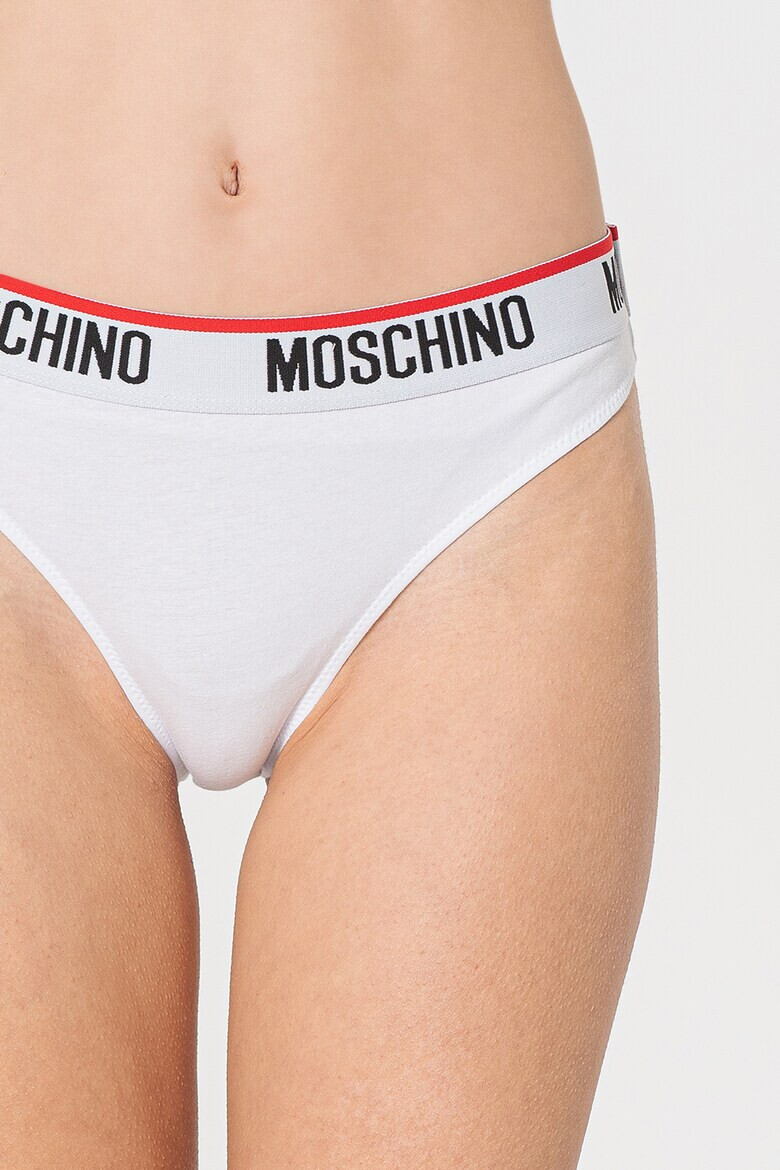 Moschino Бикини с контрастна талия - 2 чифта - Pepit.bg