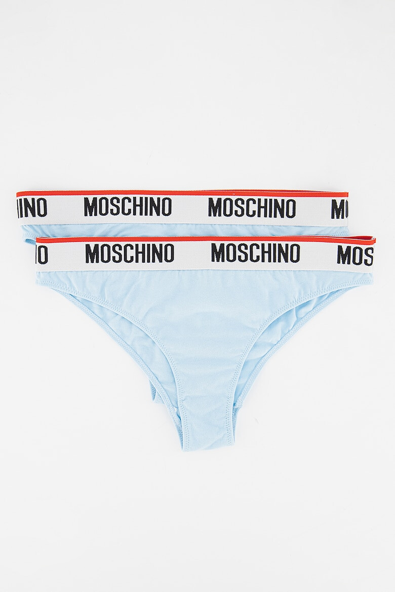 Moschino Бикини с контрастна талия - 2 чифта - Pepit.bg