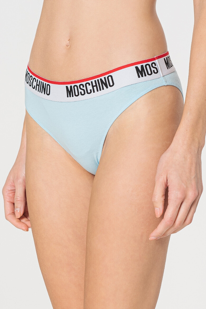 Moschino Бикини с контрастна талия - 2 чифта - Pepit.bg