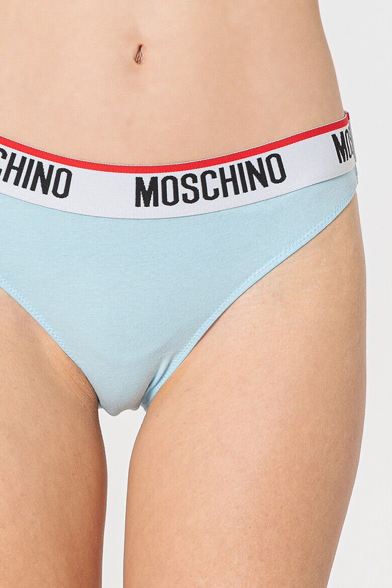 Moschino Бикини с контрастна талия - 2 чифта - Pepit.bg