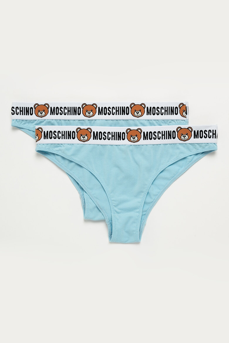 Moschino Бикини с лого на талията - 2 чифта - Pepit.bg