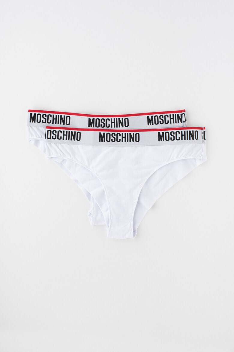 Moschino Бикини тип бразилиана с лого - 2 чифта - Pepit.bg