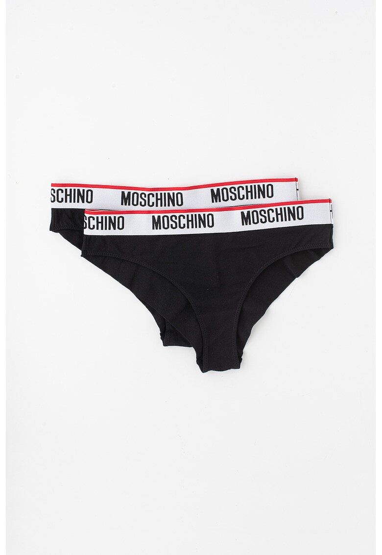 Moschino Бикини тип бразилиана с лого - 2 чифта - Pepit.bg