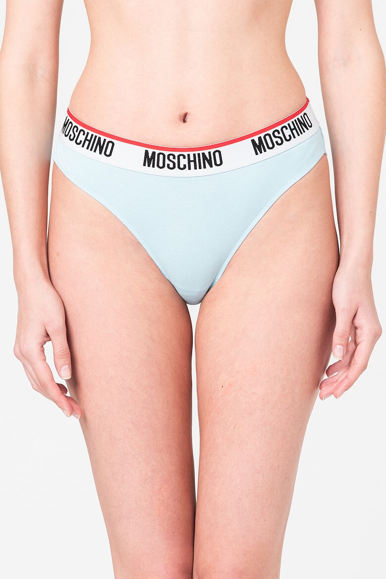 Moschino Бикини тип бразилиана с лого - 2 чифта - Pepit.bg