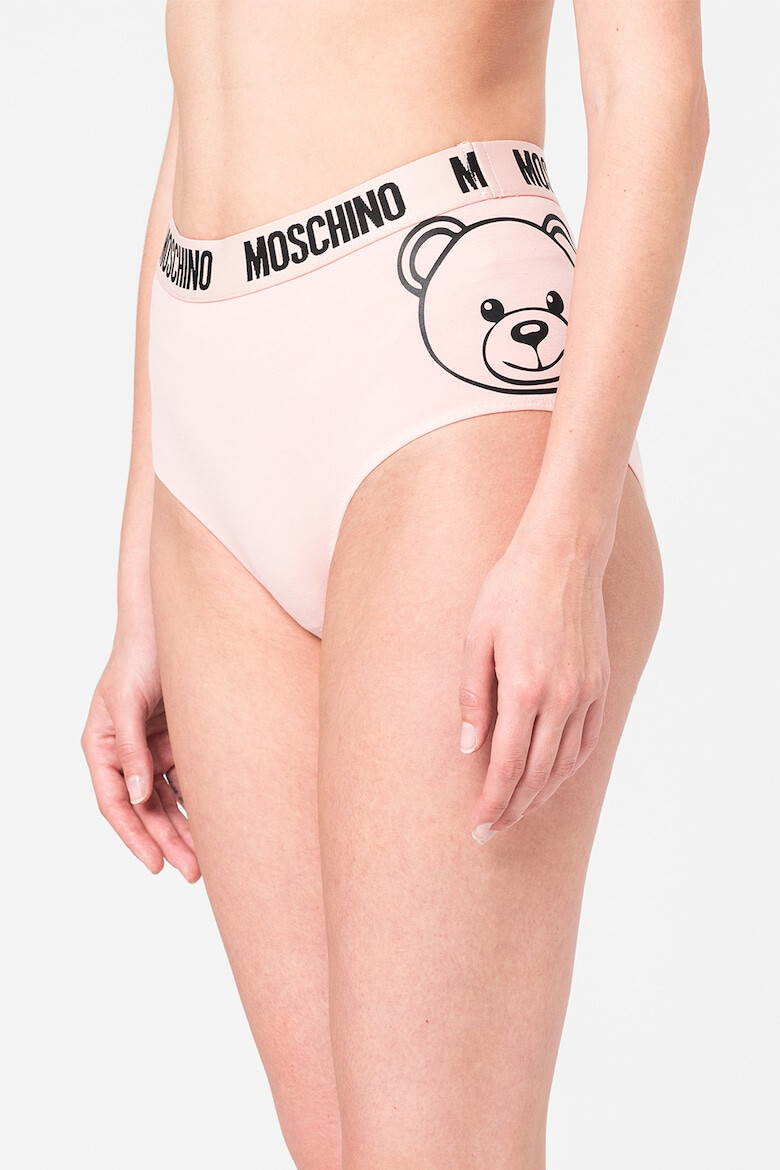 Moschino Бикини тип хипстър с лого на талията - Pepit.bg