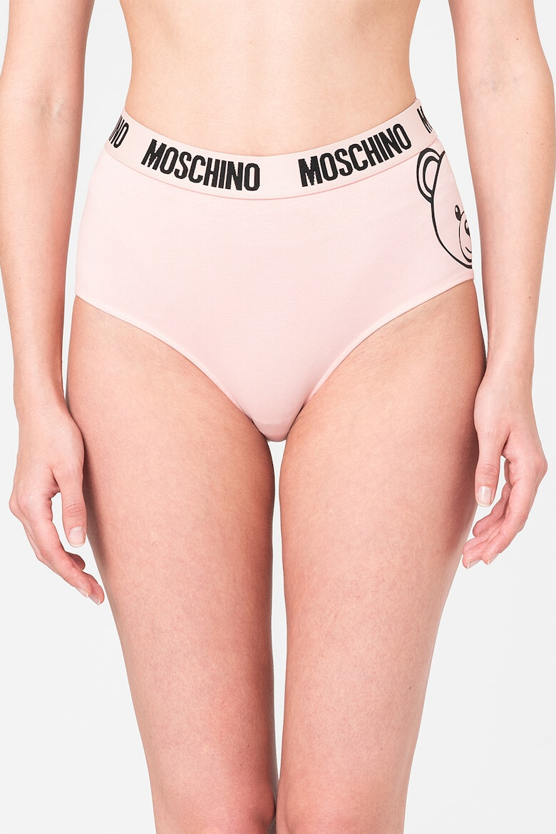 Moschino Бикини тип хипстър с лого на талията - Pepit.bg