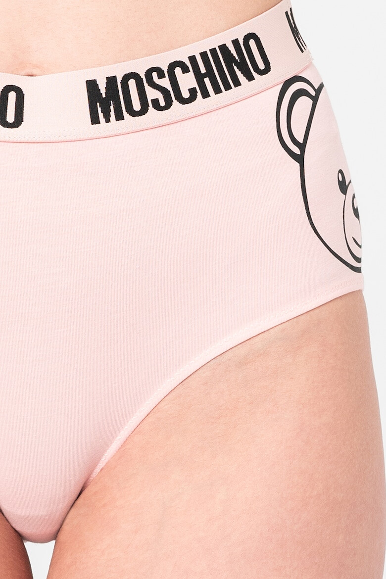 Moschino Бикини тип хипстър с лого на талията - Pepit.bg