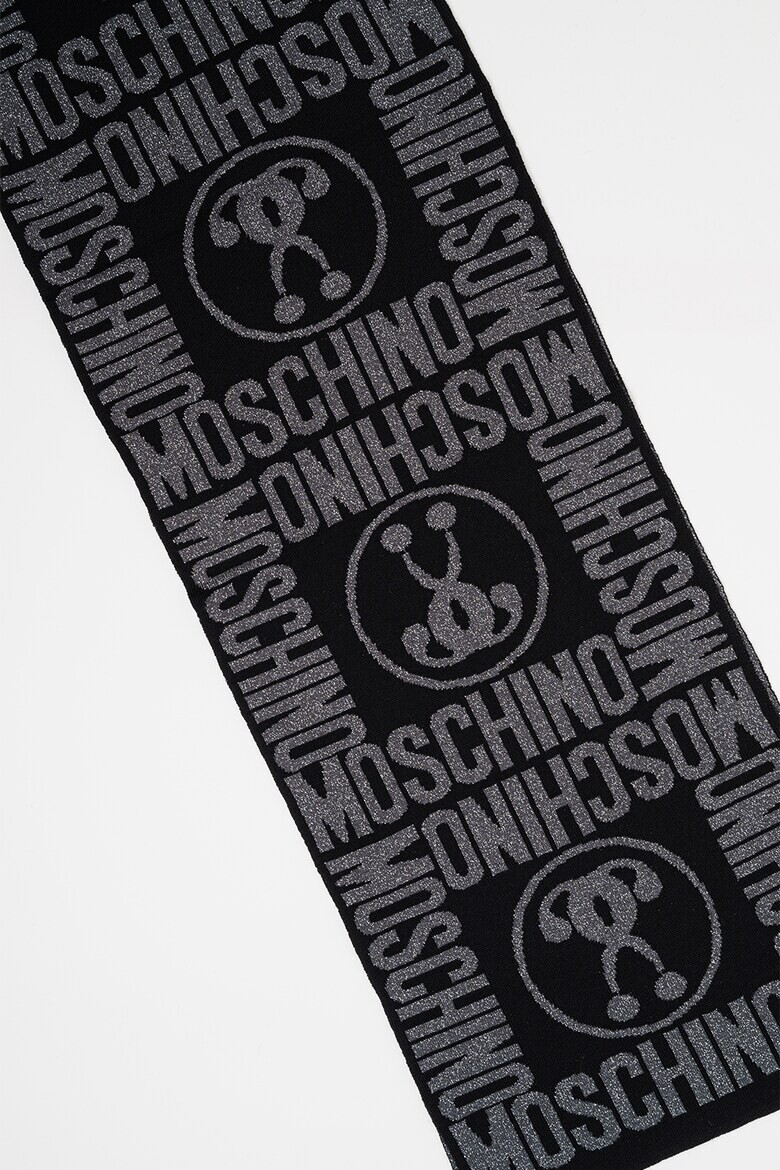 Moschino Бляскав шал с вълна - Pepit.bg