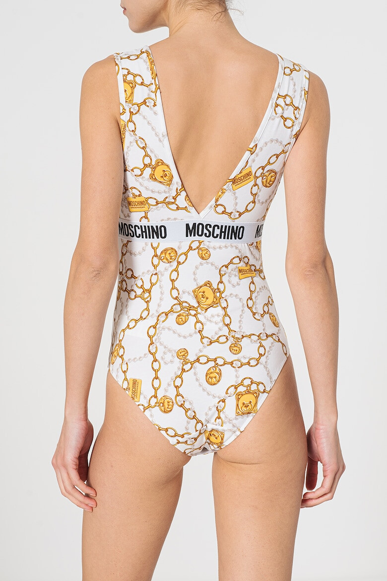 Moschino Боди без ръкави с лого - Pepit.bg