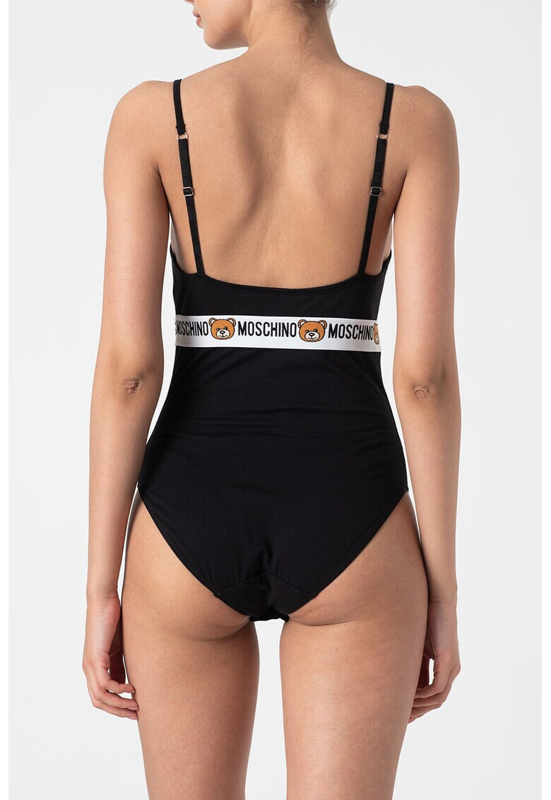 Moschino Боди от жарсе с лого - Pepit.bg