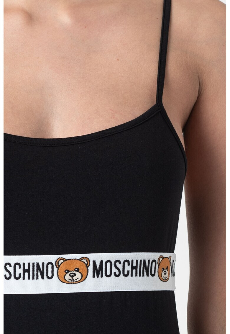 Moschino Боди от жарсе с лого - Pepit.bg