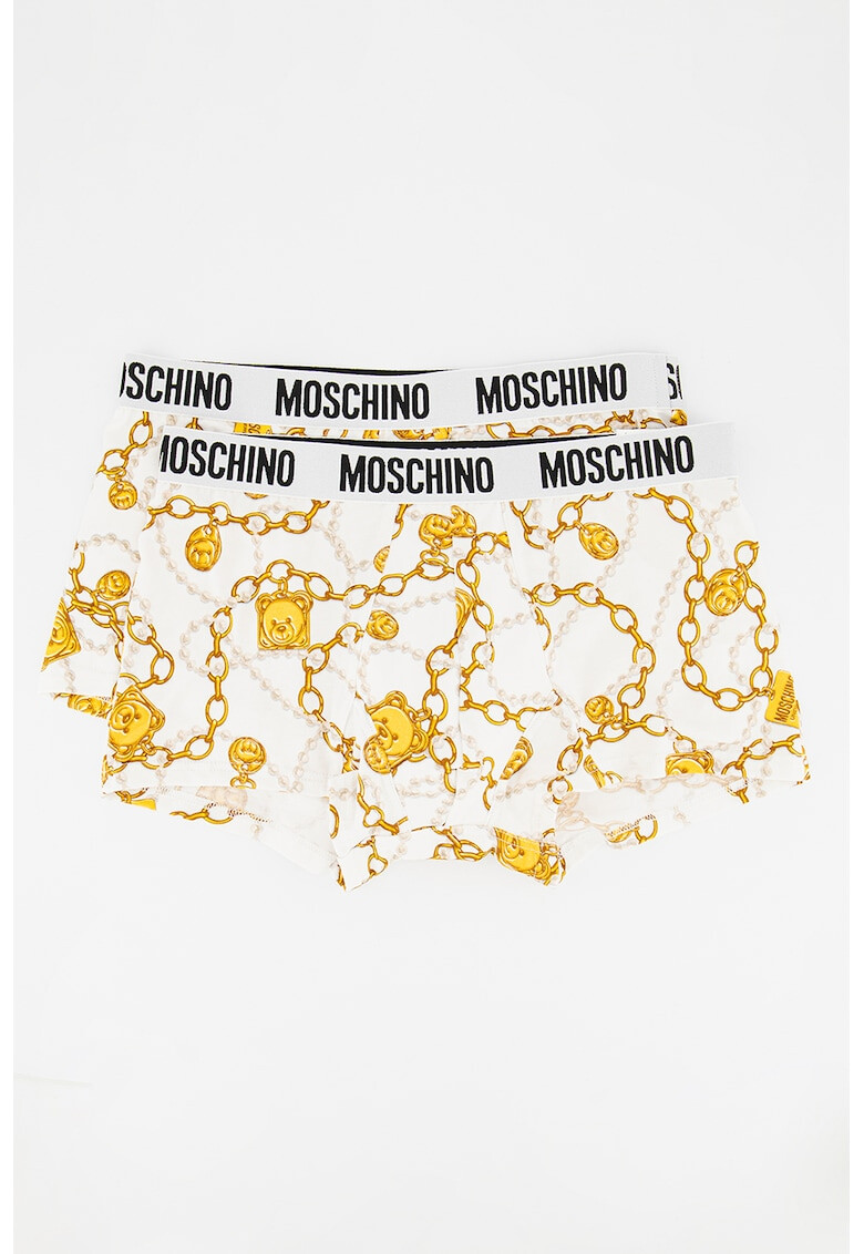 Moschino Боксерки с лого - 2 чифта - Pepit.bg