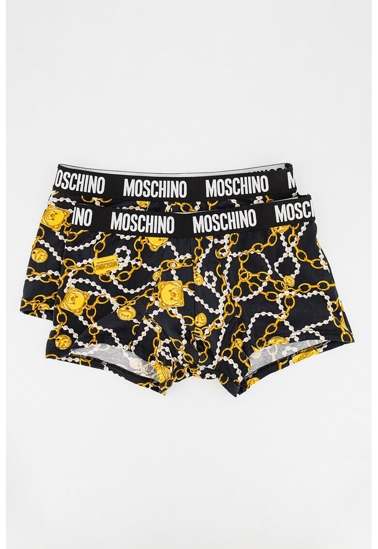 Moschino Боксерки с лого - 2 чифта - Pepit.bg