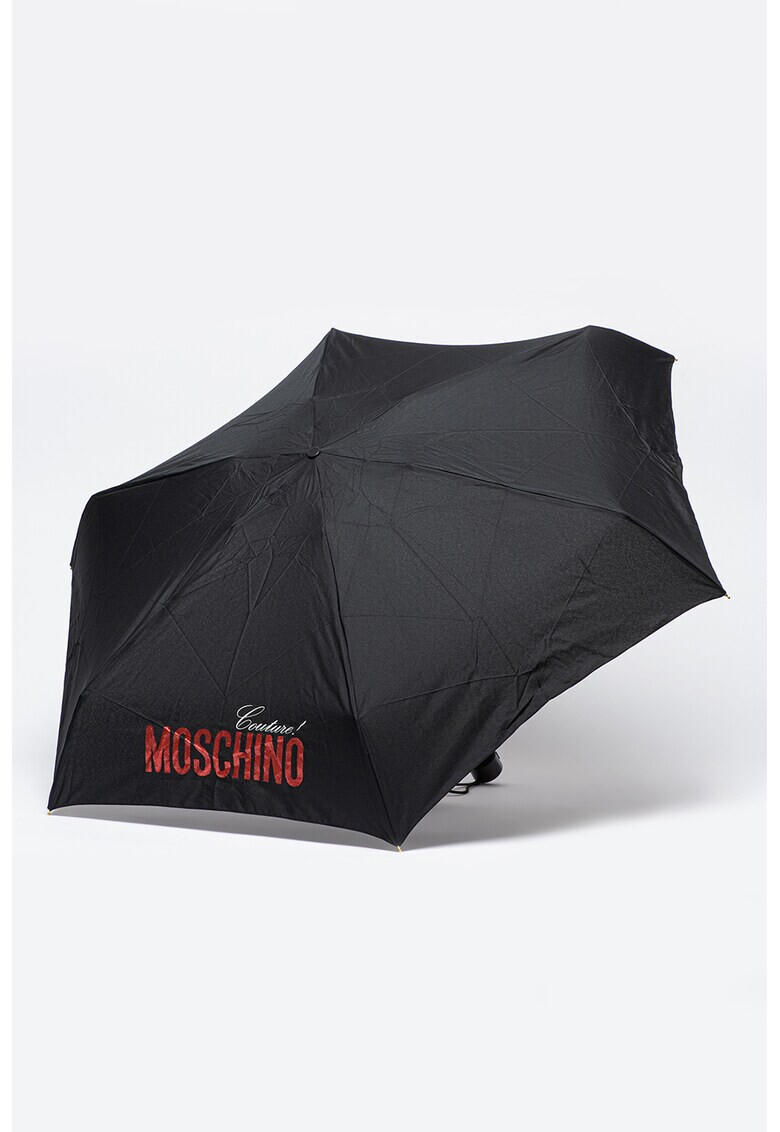 Moschino Чадър с бляскаво лого - Pepit.bg