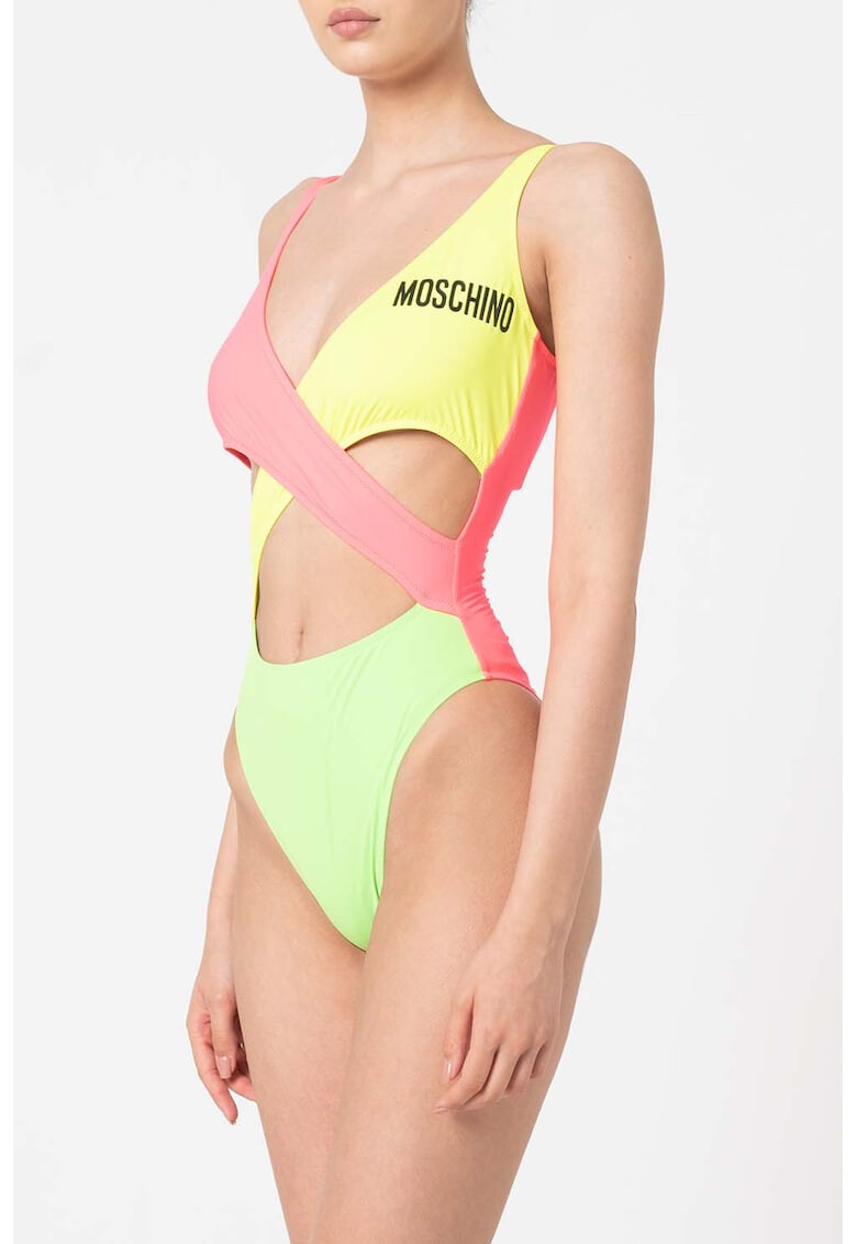 Moschino Цял бански с цветен блок - Pepit.bg