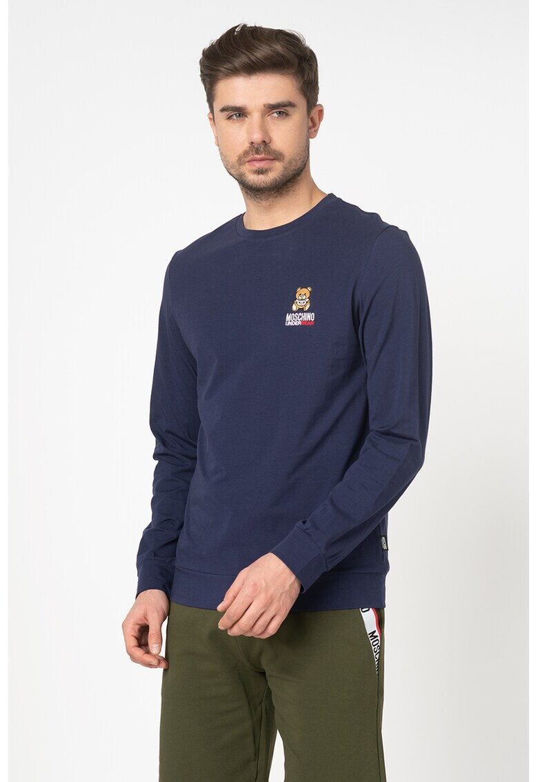 Moschino Домашна блуза с бродирано лого - Pepit.bg