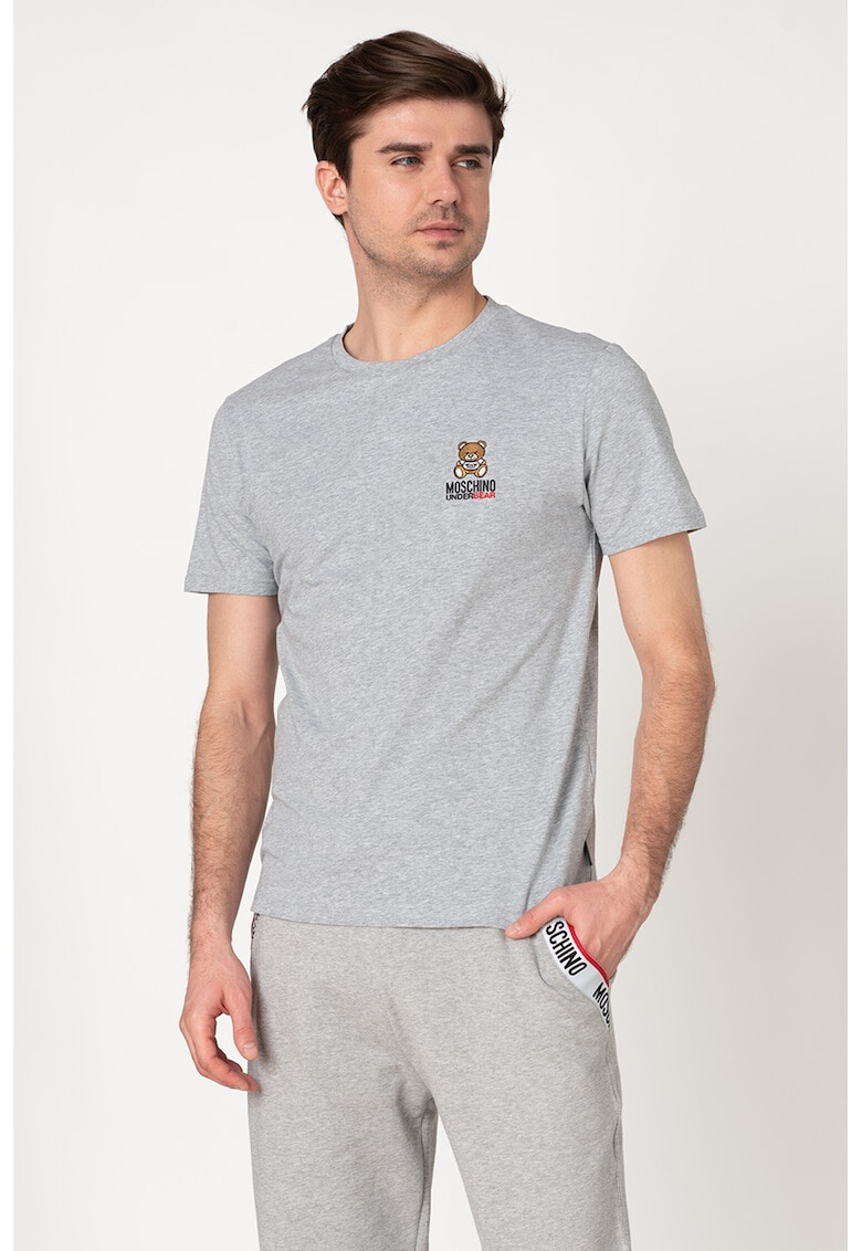 Moschino Домашна тениска с бродирано лого - Pepit.bg