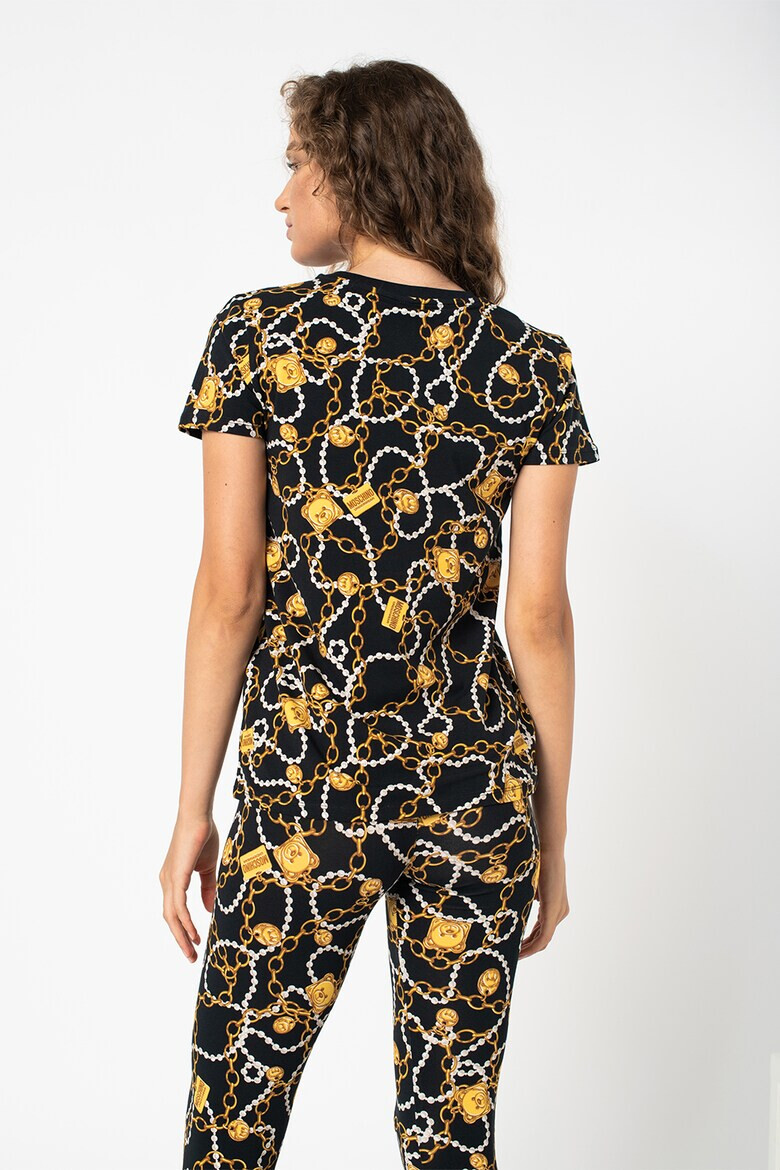 Moschino Домашна тениска с десен - Pepit.bg