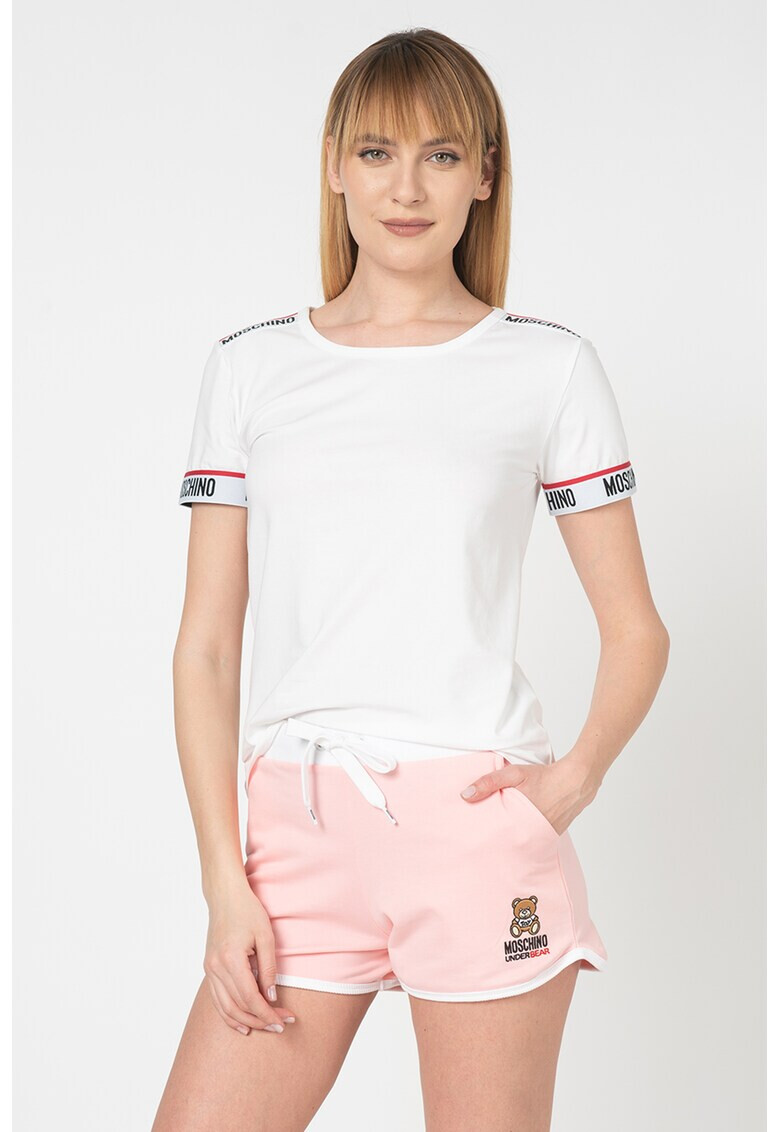Moschino Домашна тениска с еластични ленти - Pepit.bg
