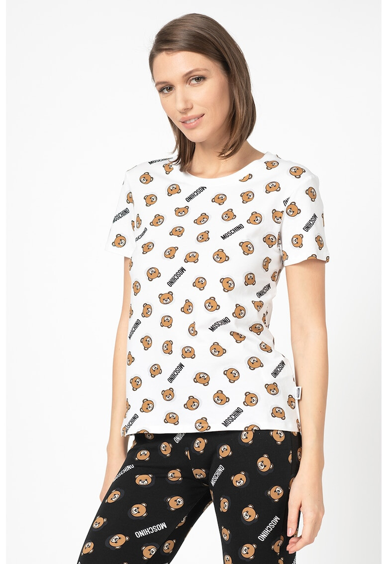 Moschino Домашна тениска с лого - Pepit.bg